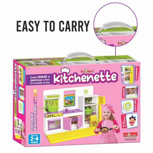 Kitchenette – Deluxe Pretend Play Kitchen Set for Kids (Ages 2–4 Years)-simple-Toymate-Toycra