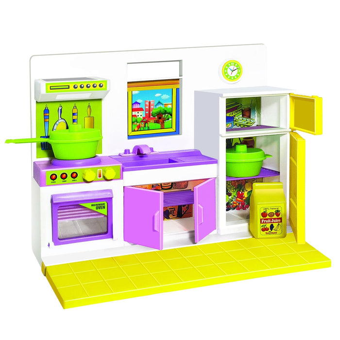 Kitchenette – Deluxe Pretend Play Kitchen Set for Kids (Ages 2–4 Years)-simple-Toymate-Toycra