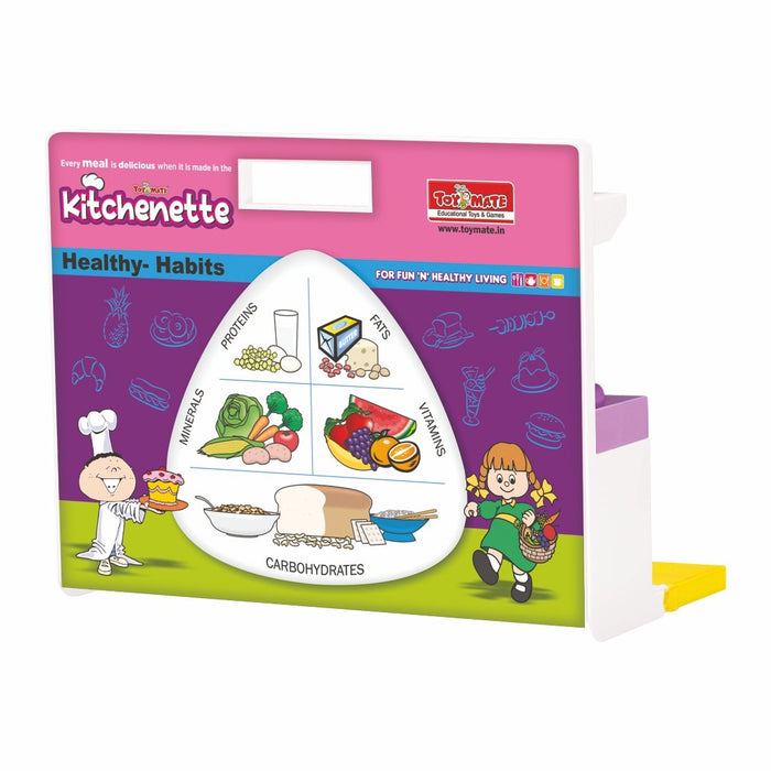 Kitchenette – Deluxe Pretend Play Kitchen Set for Kids (Ages 2–4 Years)-simple-Toymate-Toycra