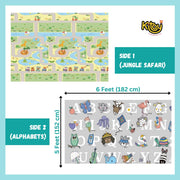 Kitoy Extra Large Reversible Baby Play Mat