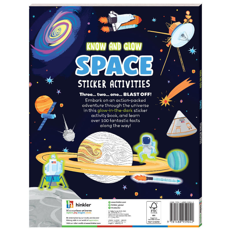 Know And Glow Sticker Activities Books