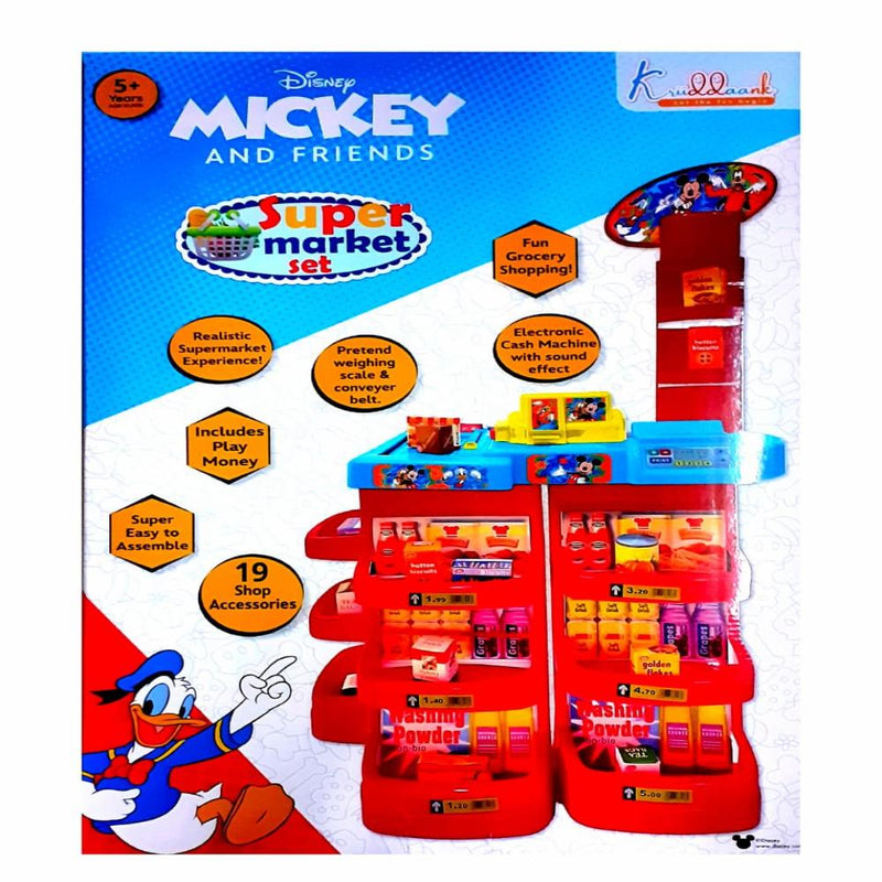 Kriiddaank Disney Mickey Mouse & Friends Super Market Set