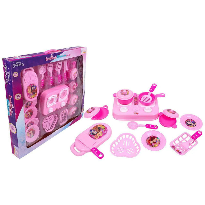 Kriiddaank Little Chef Kitchen Set Disney Princess -16 Pcs