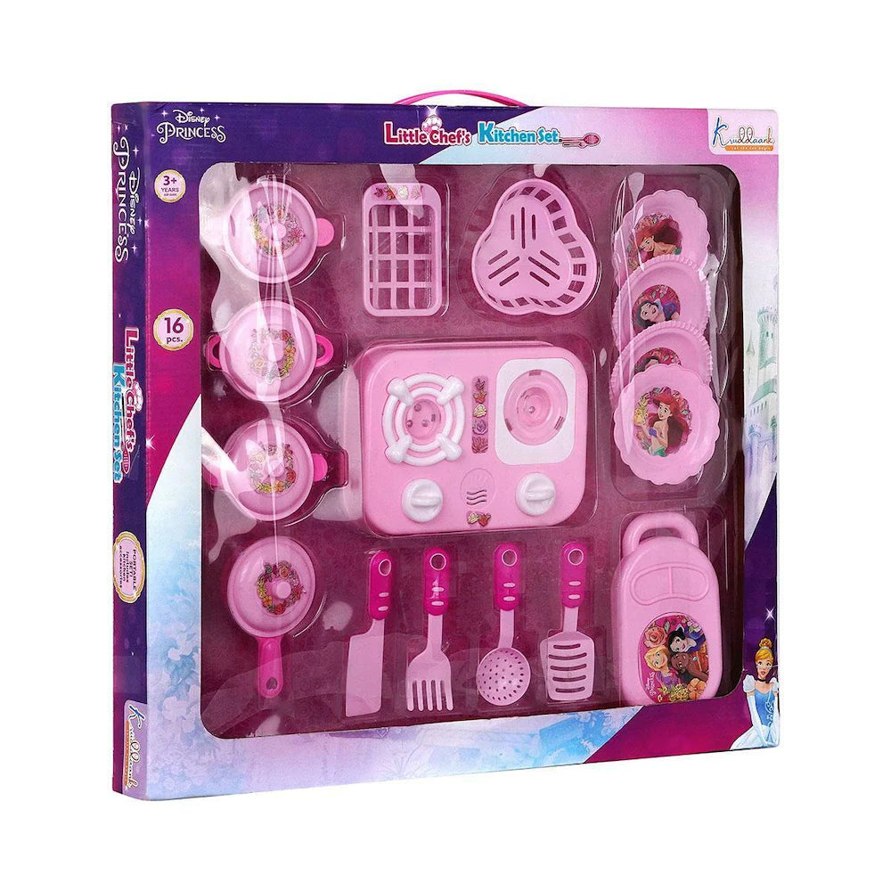 Kriiddaank Little Chef Kitchen Set Disney Princess -16 Pcs — Toycra