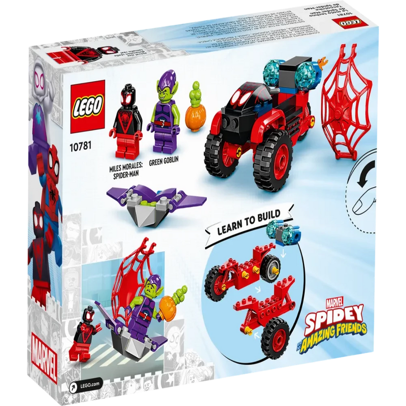 LEGO 10781 Marvel Miles Morales Spider-Man’s Techno Trike