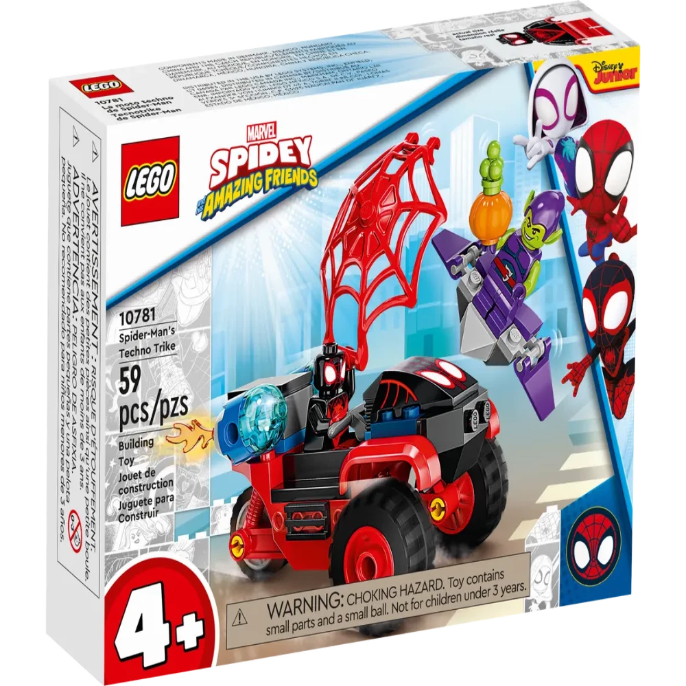 LEGO® Spider-Man: Miles Morales: Spider-Man's Techno Trike, 10781
