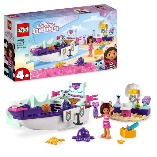 LEGO 10786 Gabby's Dollhouse Gabby & MerCat's Ship & Spa-Construction-LEGO-Toycra