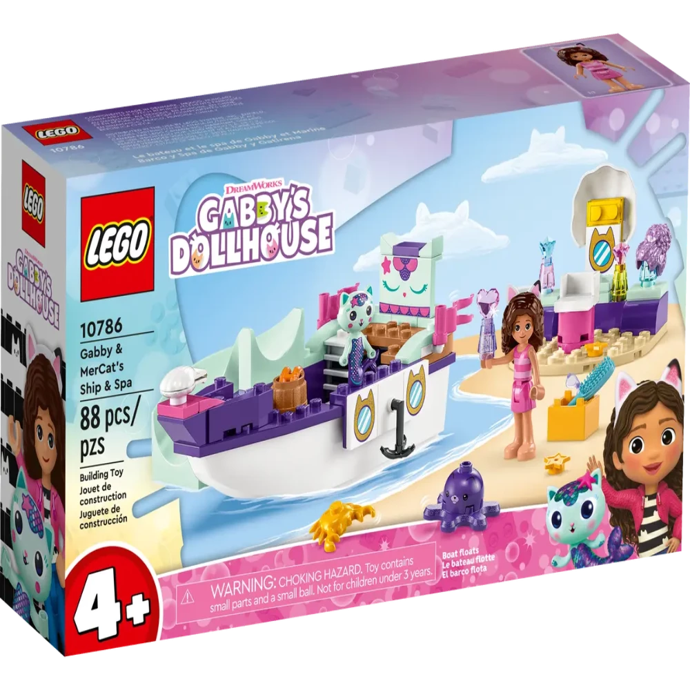 LEGO 10786 Gabby's Dollhouse Gabby & MerCat's Ship & Spa — Toycra