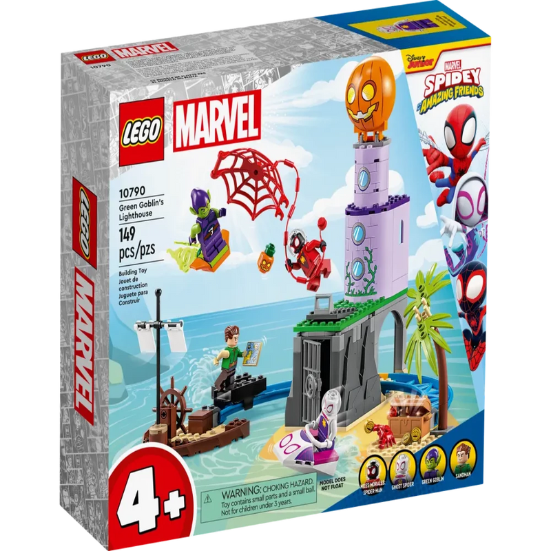 LEGO 10790 Marvel Team Spidey At Green Goblin's Lighthouse (149 Pieces)