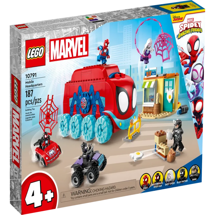 LEGO 10791 Marvel Team Spidey's Mobile Headquarters (187 Pieces)-Construction-LEGO-Toycra