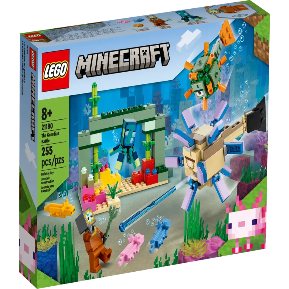 LEGO 21180 Minecraft The Guardian Battle - 255 Pieces — Toycra