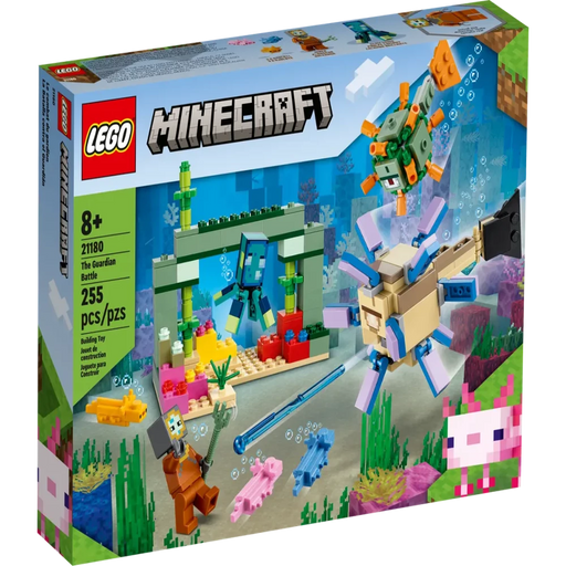 LEGO 21180 Minecraft The Guardian Battle 255 Pieces — Toycra