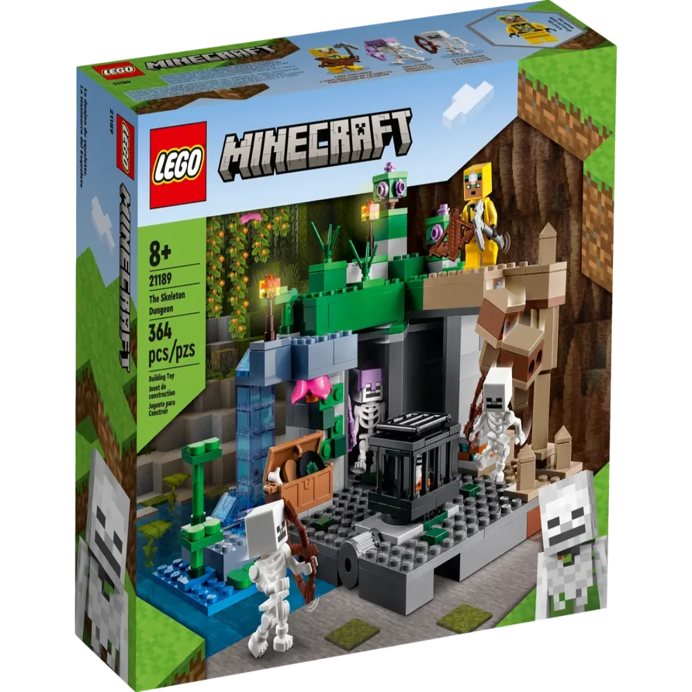 LEGO 21189 Minecraft The Skeleton Dungeon - 364 Pieces — Toycra