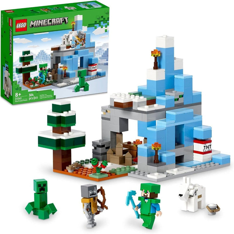 LEGO 21243 Minecraft The Frozen Peaks - 304 Pieces