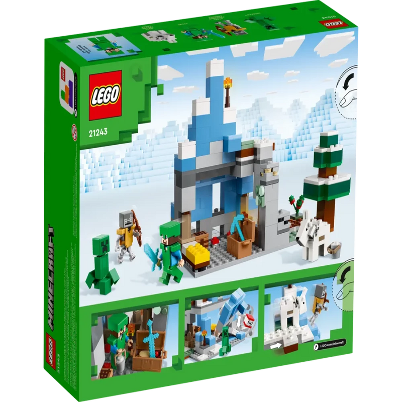 LEGO 21243 Minecraft The Frozen Peaks - 304 Pieces