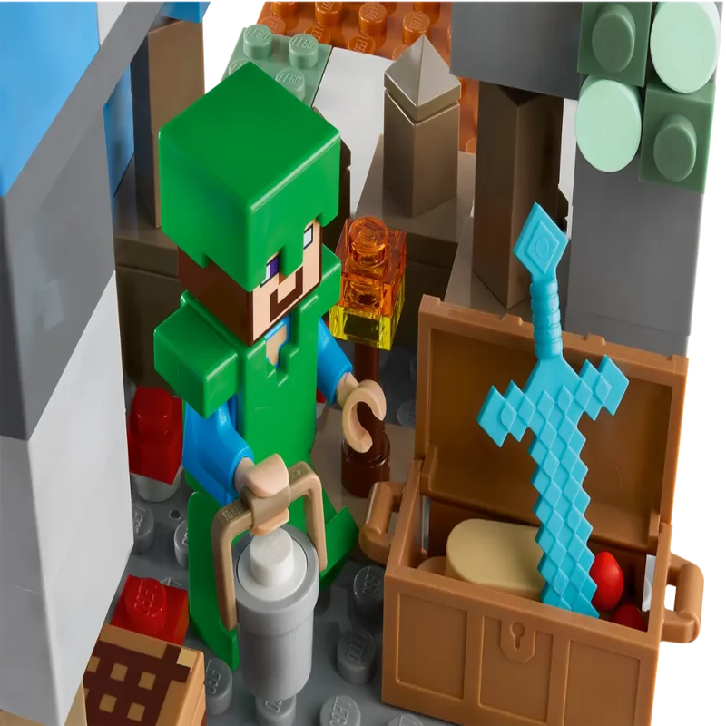LEGO 21243 Minecraft The Frozen Peaks - 304 Pieces