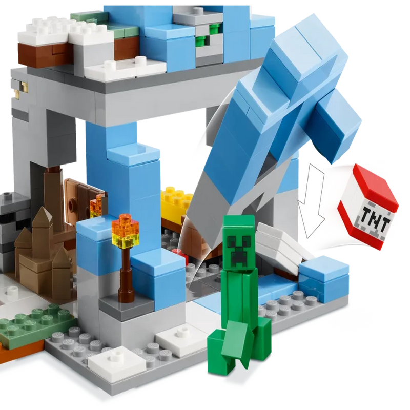 LEGO 21243 Minecraft The Frozen Peaks - 304 Pieces