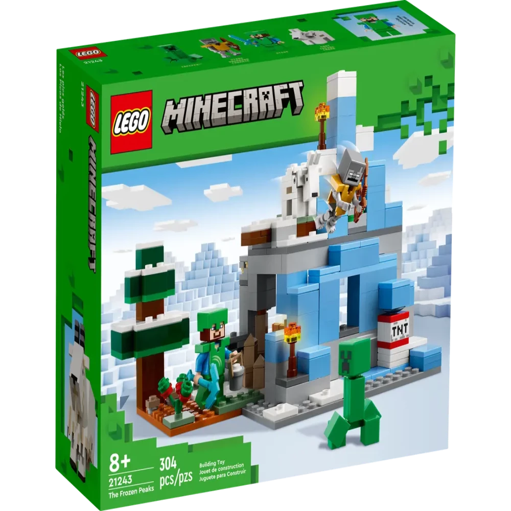 LEGO 21243 Minecraft The Frozen Peaks - 304 Pieces — Toycra