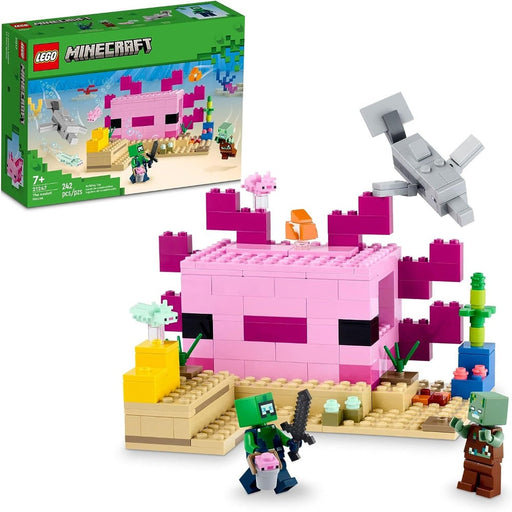 LEGO 21247 Minecraft The Axolotl House-Construction-LEGO-Toycra