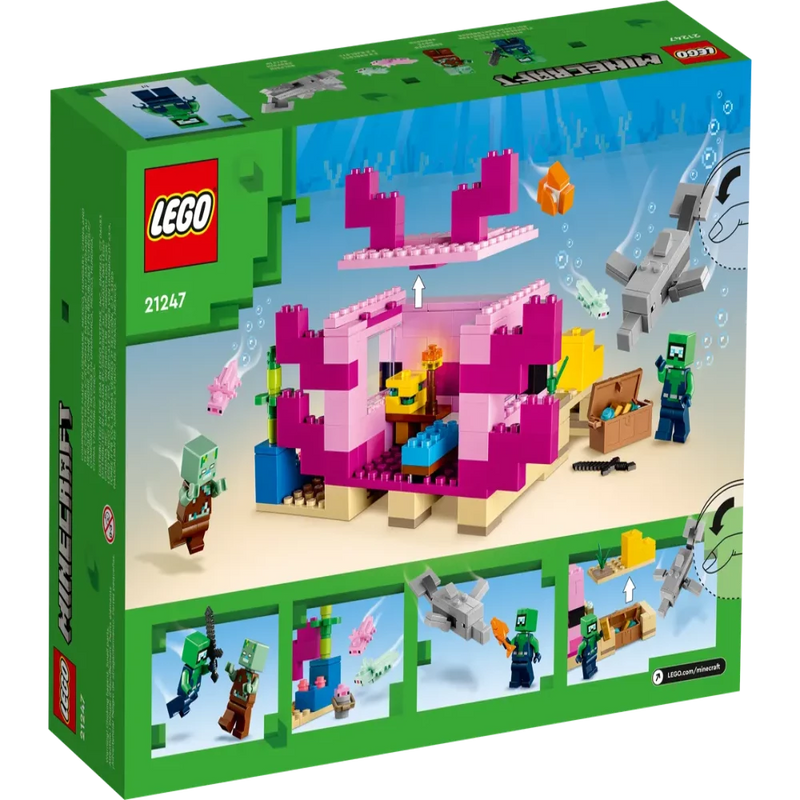 LEGO 21247 Minecraft The Axolotl House