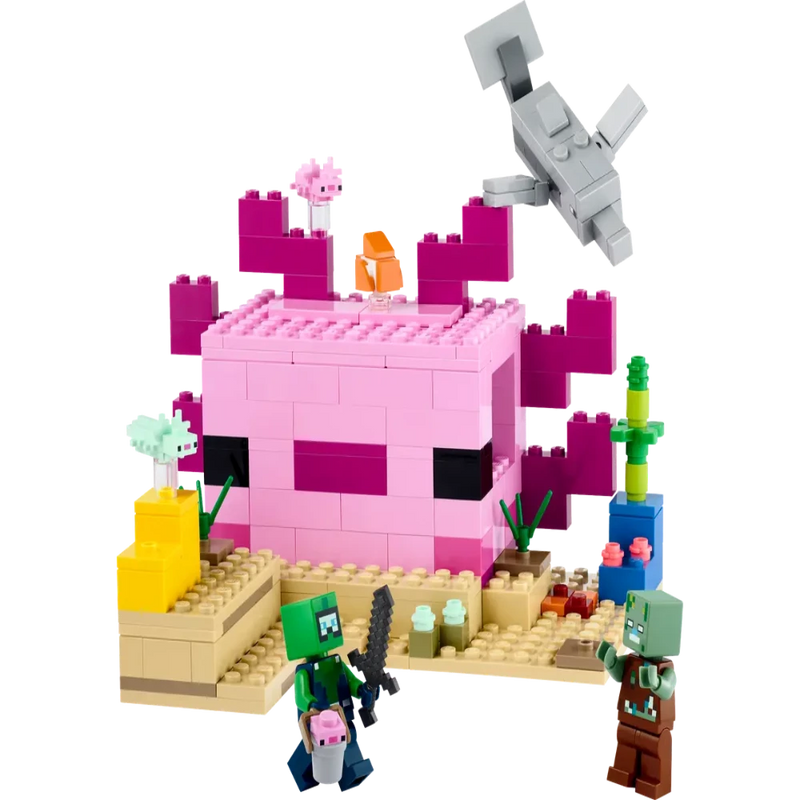 LEGO 21247 Minecraft The Axolotl House
