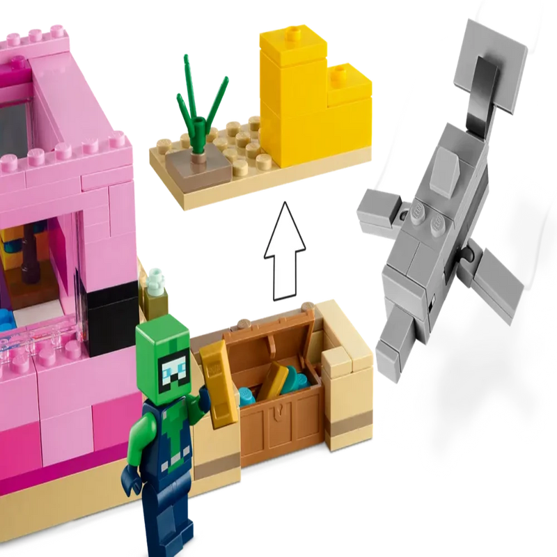 LEGO 21247 Minecraft The Axolotl House