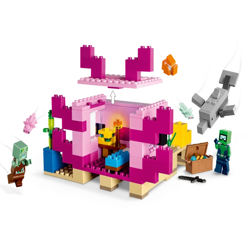 LEGO 21247 Minecraft The Axolotl House