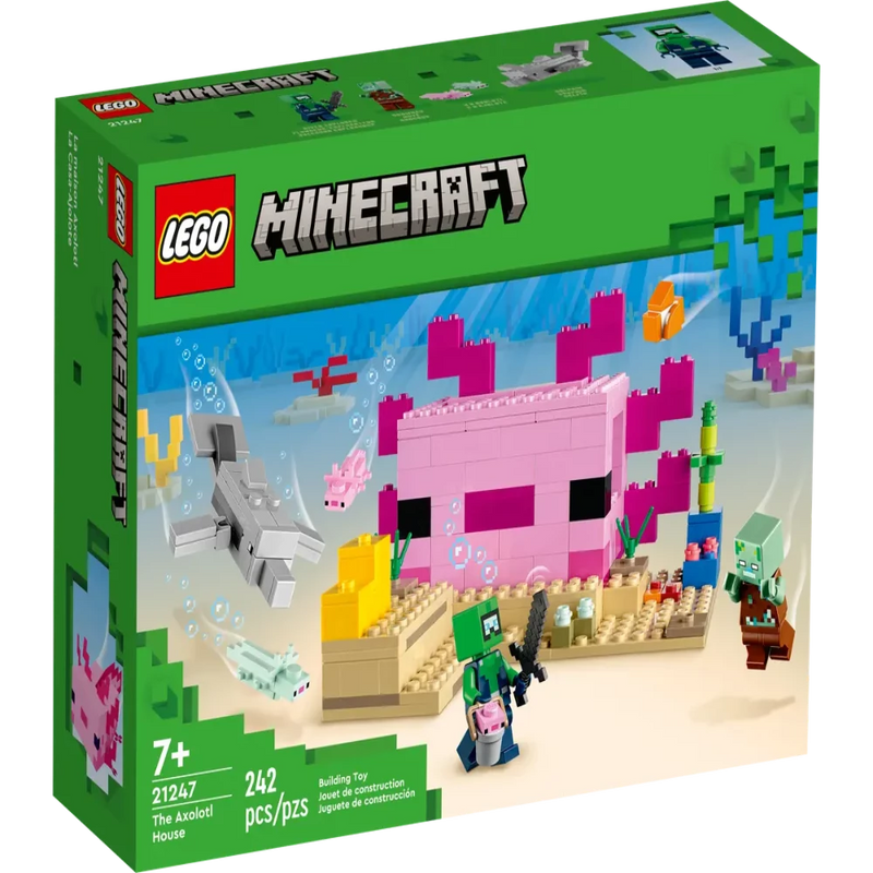 LEGO 21247 Minecraft The Axolotl House