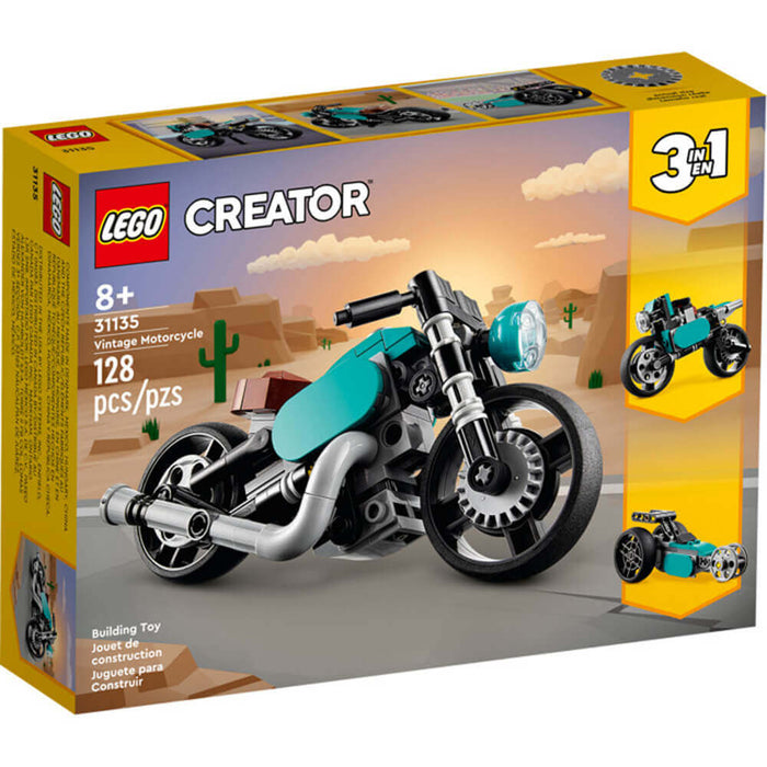 LEGO 31135 Creator Vintage Motorcycle-Construction-LEGO-Toycra