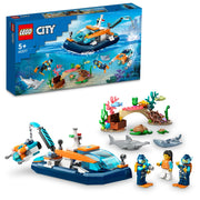 LEGO 60377 City Explorer Diving Boat (182 Pieces)