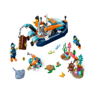 LEGO 60377 City Explorer Diving Boat (182 Pieces)
