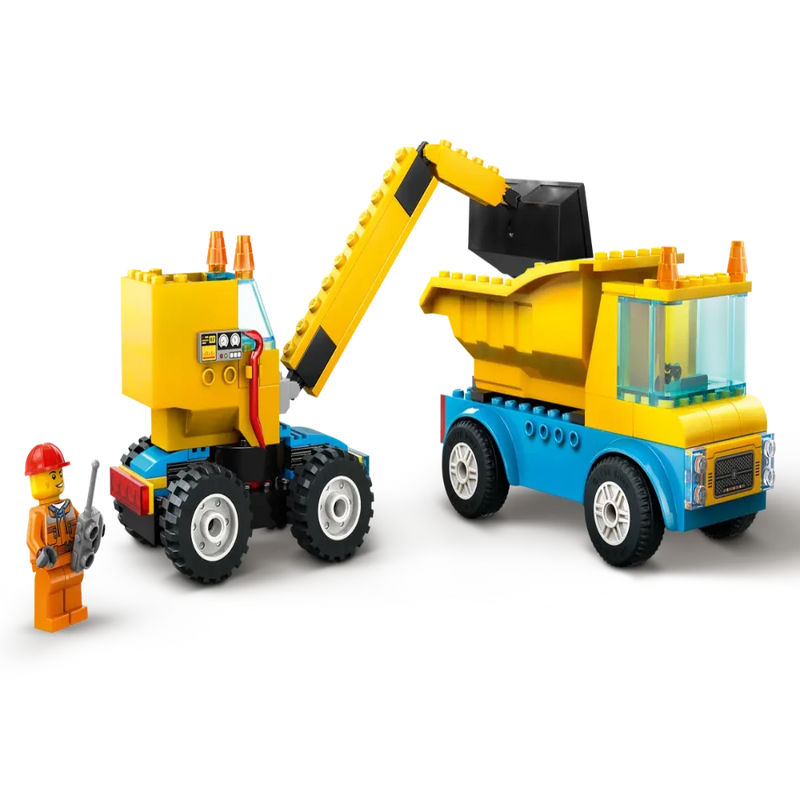 LEGO 60391 City Construction Trucks And Wrec (235 Pieces)