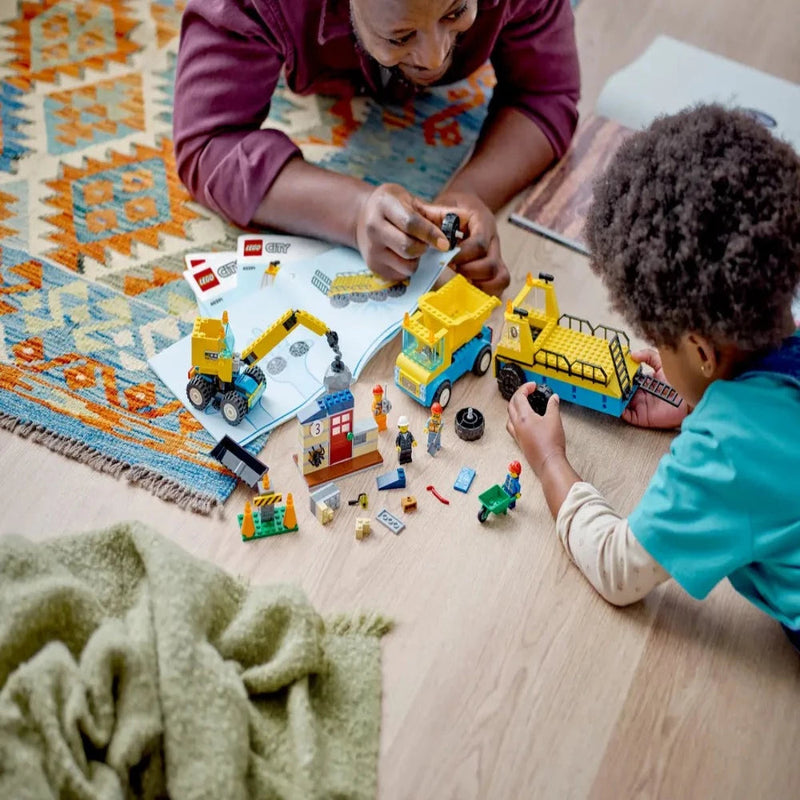 LEGO 60391 City Construction Trucks And Wrec (235 Pieces)