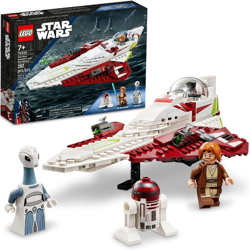 LEGO 75333 Star Wars Obi-Wan Kenobi’s Jedi Starfighter - 282 Pieces