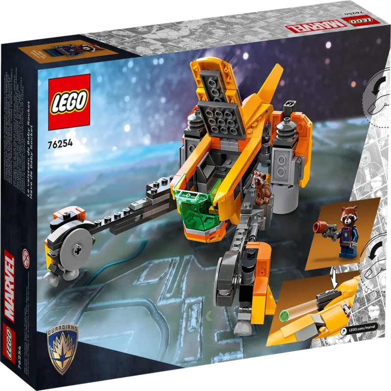 LEGO 76254 Marvel Baby Rocket's Ship (330 Pieces)