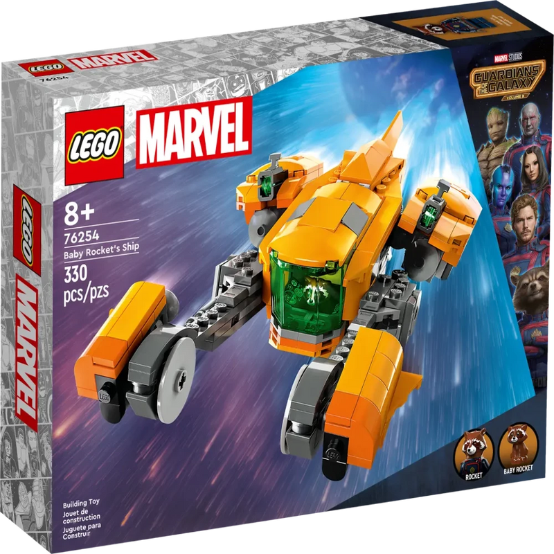 LEGO 76254 Marvel Baby Rocket's Ship (330 Pieces)