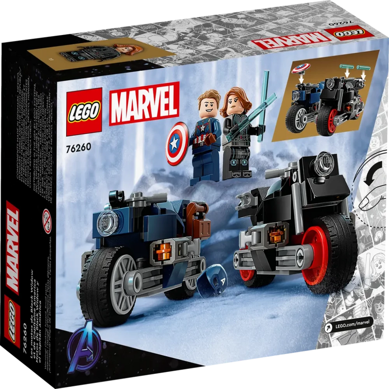 LEGO 76260 Marvel Black Widow & Captain America Motorcycles