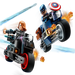 LEGO 76260 Marvel Black Widow & Captain America Motorcycles-Construction-LEGO-Toycra