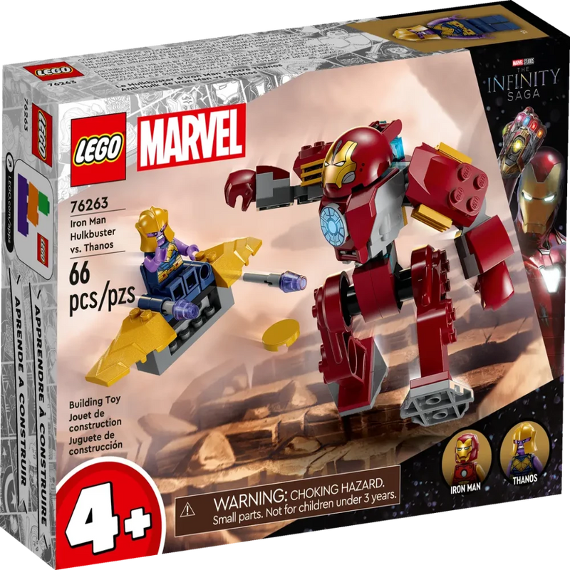 LEGO 76263 Super Heroes Marvel Iron Man Hulkbuster Vs. Thanos