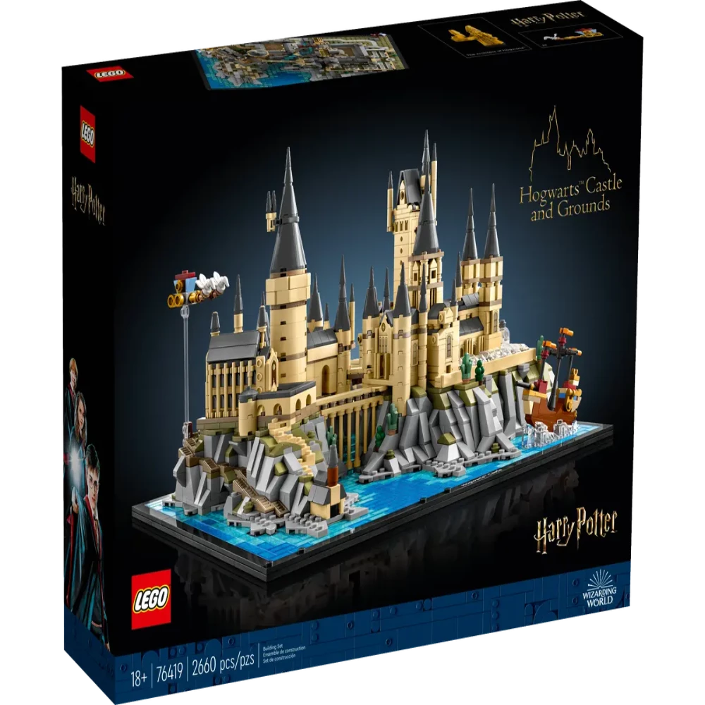 LEGO Harry Potter Hogwarts Castle and Grounds 76419 Building Set, Gift Idea  for Adults, Collectible Harry Potter Playset, Recreate Iconic Scenes from