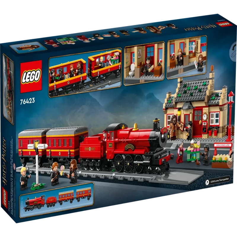 LEGO 76423 Harry Potter Hogwarts Express Train Set with Hogsmeade Station (1074 Pieces)