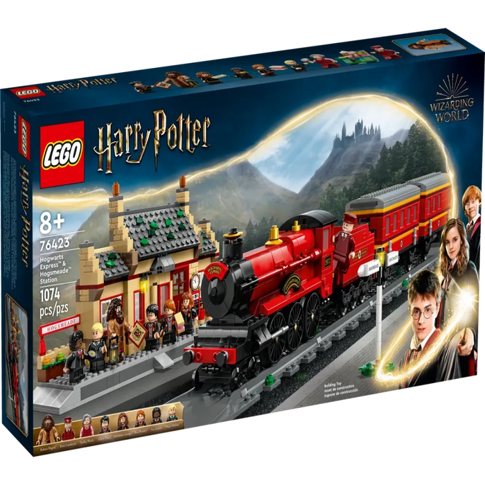 LEGO 76423 Harry Potter Hogwarts Express Train Set with Hogsmeade Stat Toycra
