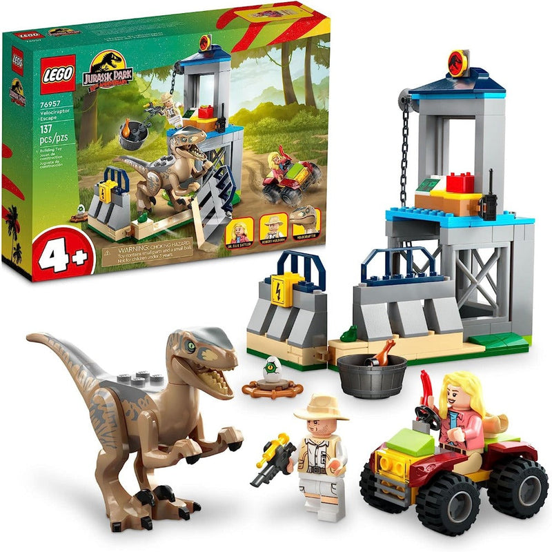 LEGO 76957 Jurassic World Velociraptor Escape