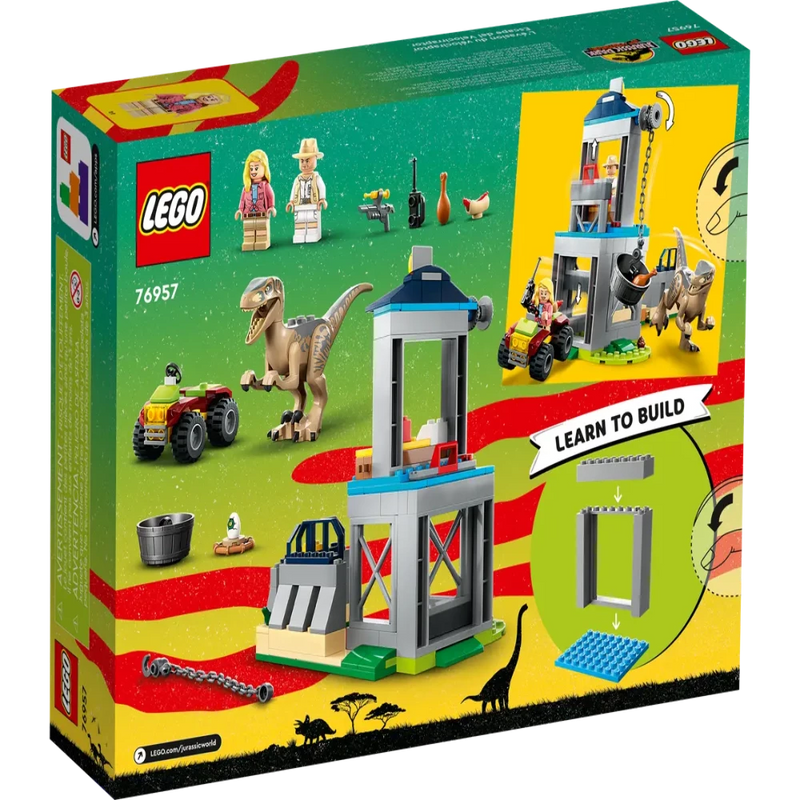 LEGO 76957 Jurassic World Velociraptor Escape