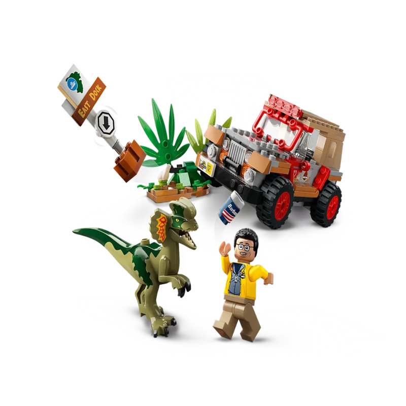 LEGO 76958 Jurassic World Dilophosaurus Ambush