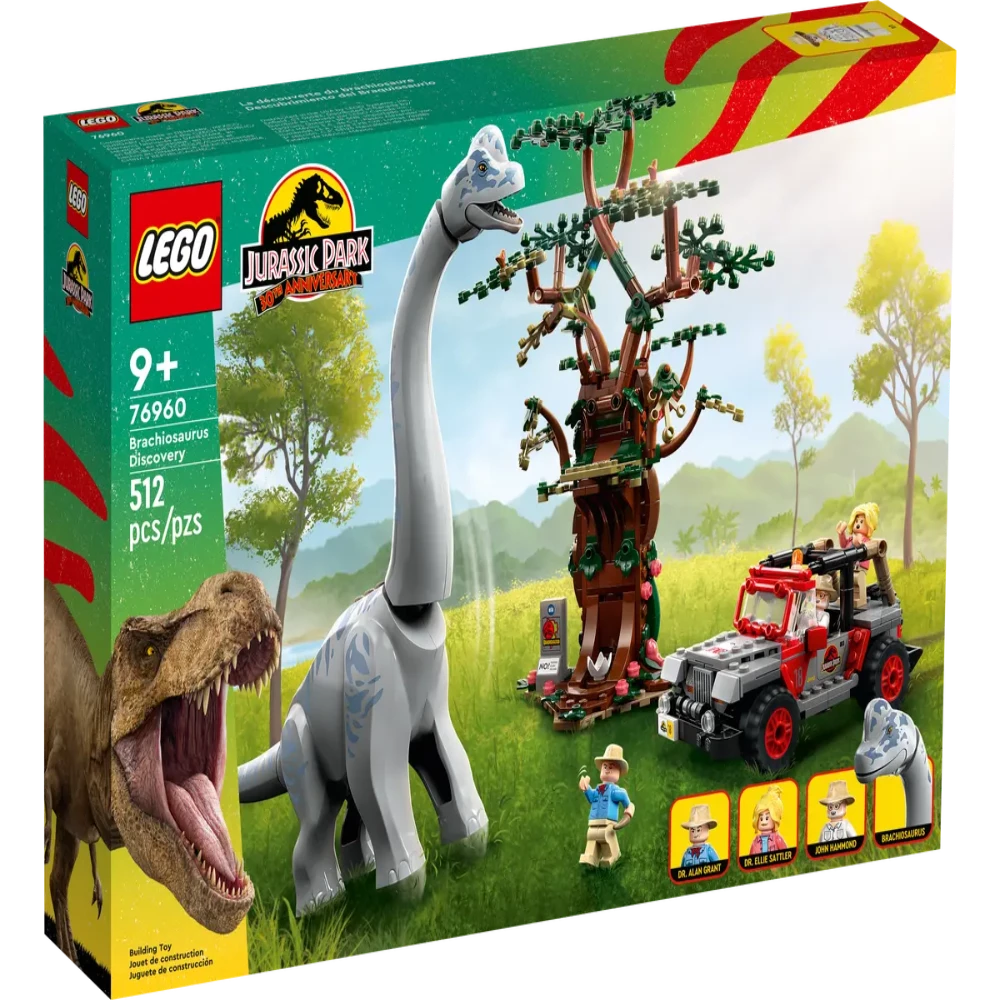 LEGO 76960 Jurassic World Brachiosaurus Discovery - 512 Pieces