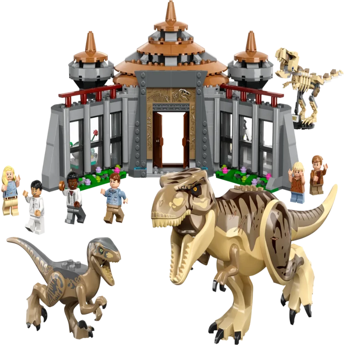 LEGO 76961 Jurassic World Visitor Center T Rex Raptor Attack 693 lego-76961-jurassic-world-visitor-center-t-rex-raptor-attack-693