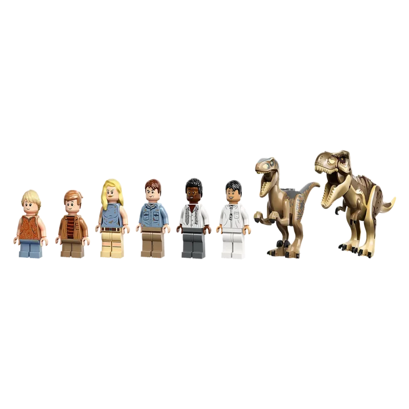 LEGO 76961 Jurassic World Visitor Center :T. rex & Raptor Attack - 693 Pieces