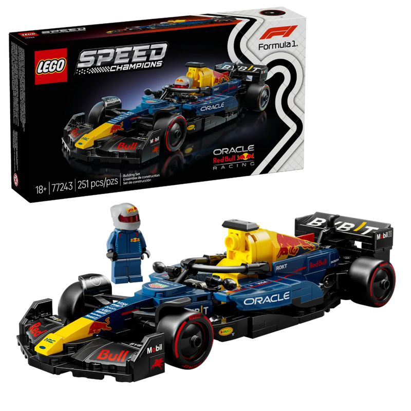 LEGO 77243 Speed Champions Oracle Red Bull Racing RB20 F1 Race Car (251 Pieces)