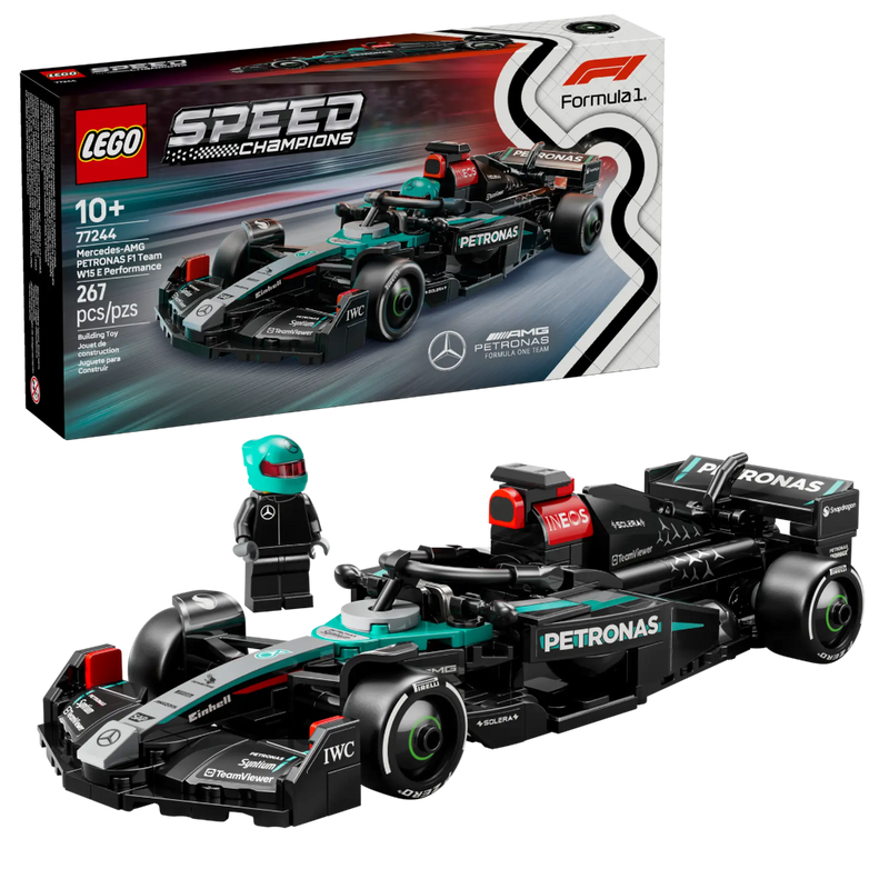 LEGO 77244 Speed Champions Mercedes-AMG F1 W15 Race Car (267 Pieces)
